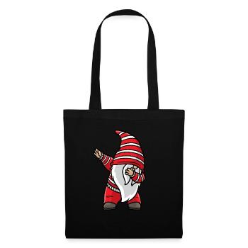 Christmas Dabbing Gnom Xmas Holiday Santa Gnom - Tote Bag - black - Front