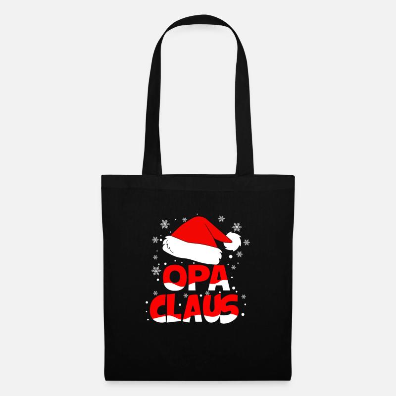 OPA CLAUS - Stoffbeutel - Schwarz