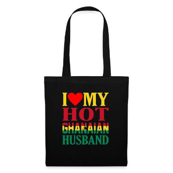 Ghana - Sac en tissu - noir - Devant