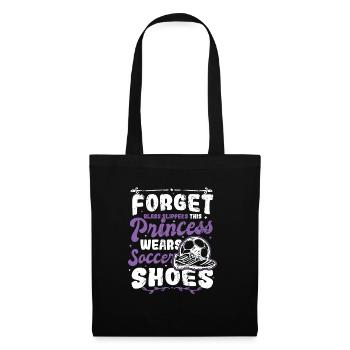 Princess Wears Women's Football Boots - Tote Bag - black - Front