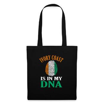Côte d’Ivoire - Sac en tissu - noir - Devant