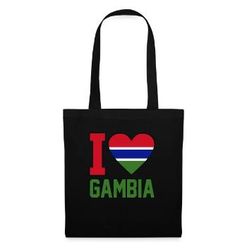 Gambie - Sac en tissu - noir - Devant