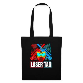 Laser Tag - Sac en tissu - noir - Devant
