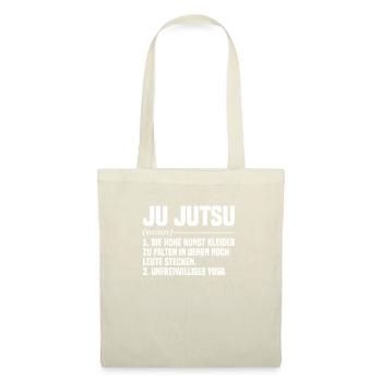 Ju Jutsu Entraînement aux arts martiaux brésiliens - Sac en tissu - nature - Devant