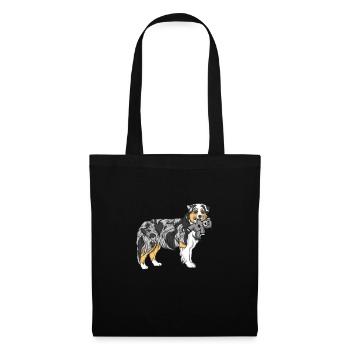 Australian Shepherd - Tote Bag - black - Front