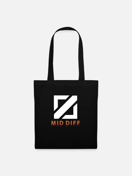 mid diff Tilter tilted gaming - Stoffbeutel - Schwarz