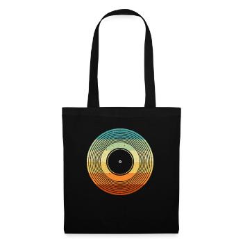 Vinyl Record Album Classic Music Player Lover - Tote Bag - black - Front