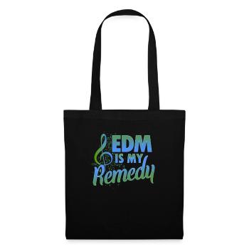 EMD est mon remède - Sac en tissu - noir - Devant