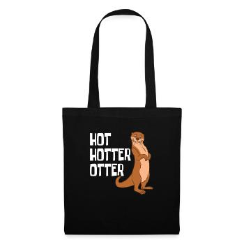 Otter and Sea Otter Hot Hotter Otter - Tote Bag - black - Front