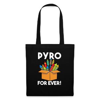 Pyro pour toujours - Sac en tissu - noir - Devant