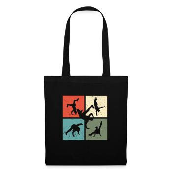 Breakdance BBoy BGirl Streetdance Breakdance - Stoffbeutel - Schwarz - Vorne