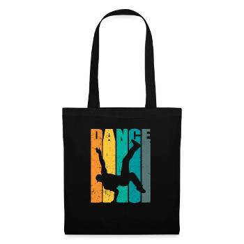 Breakdance BBoy BGirl Streetdance Breakdance - Stoffbeutel - Schwarz - Vorne
