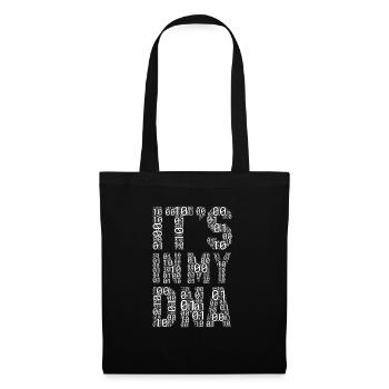 Funny saying motivational It's In My DNA - Stoffbeutel - Schwarz - Vorne