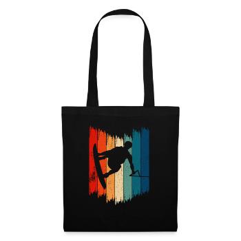 Wakeboard Vintage Wakeboarding - Sac en tissu - noir - Devant