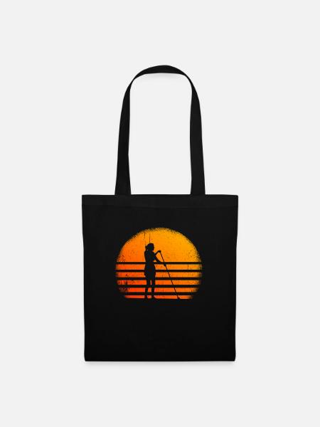 Paddleboarding Sunset Paddleboarder - Tote Bag - black