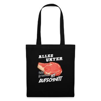 Fleisch - Stoffbeutel - Schwarz - Vorne