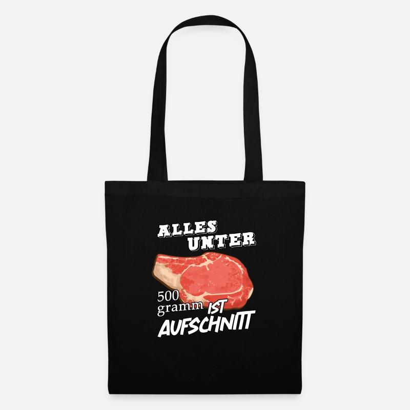 Fleisch - Stoffbeutel - Schwarz
