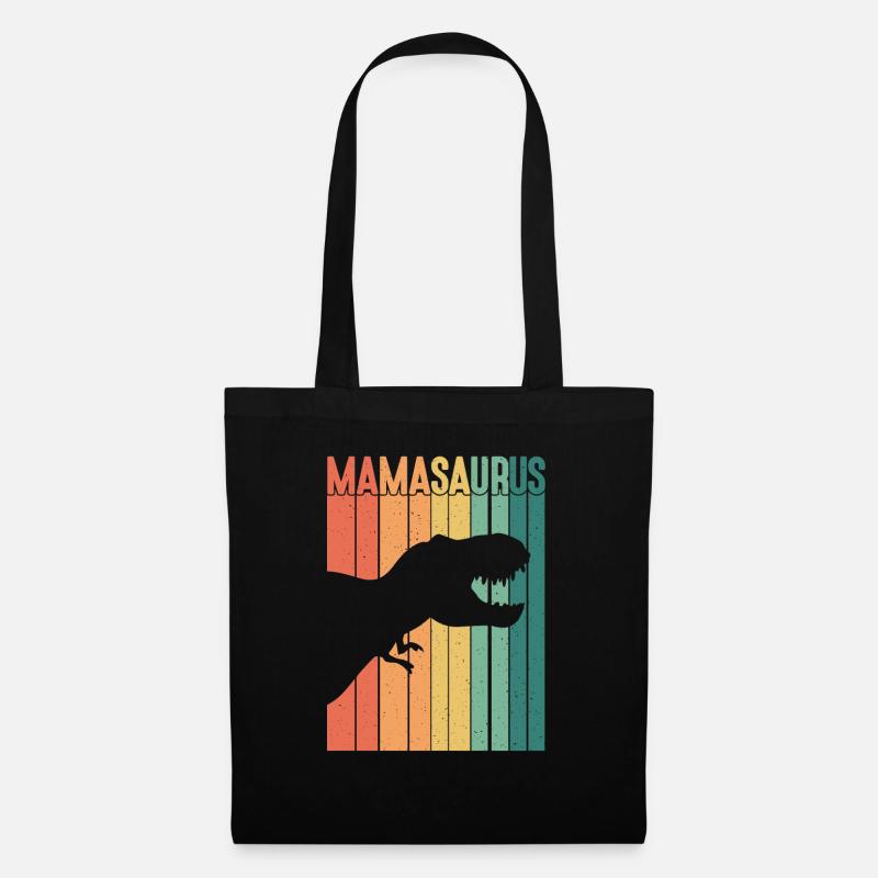 Mamasaurus Rex - Mama Saurier Muttertag Geschenk - Stoffbeutel - Schwarz