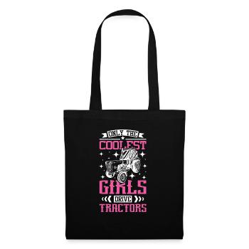 Traktor Girls - Stoffbeutel - Schwarz - Vorne