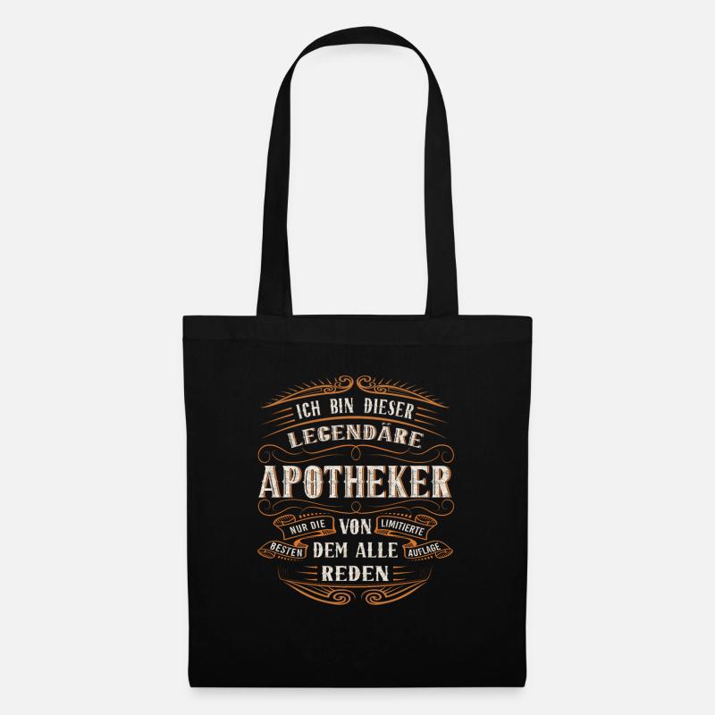 Apotheker Ich bin dieser legendäre Apotheker - Stoffbeutel - Schwarz