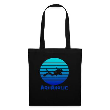 Funny Diver Diving Aquaholic Gift - Tote Bag - black - Front