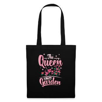 La Reine du jardin - Sac en tissu - noir - Devant