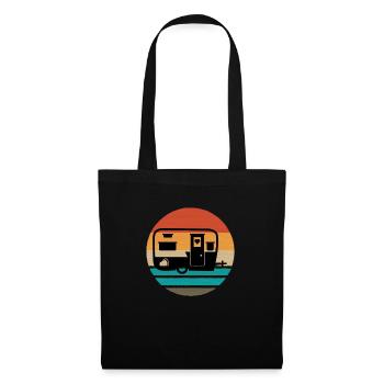 Caravan Camping Fun Camping - Tote Bag - black - Front