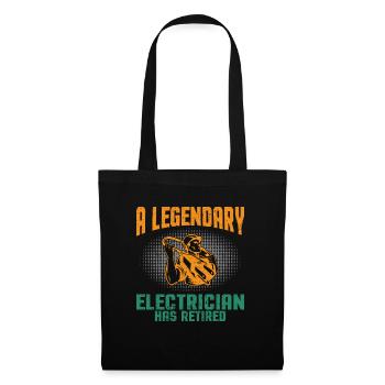 A Legendary Electrician has Retired for Electricians - Tote Bag - black - Front
