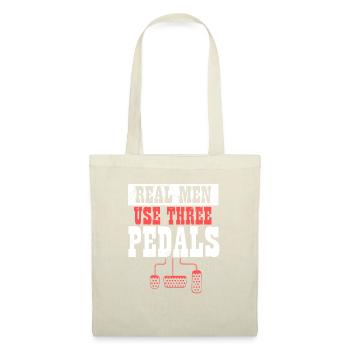 Manual Transmission Car I Real Men Use Three - Tote Bag - nature - Front