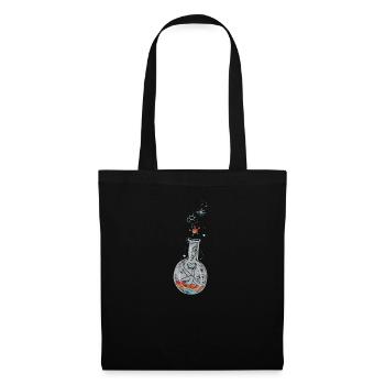 Chimie I Tube à essai Microscope de laboratoire - Sac en tissu - noir - Devant