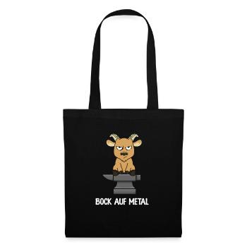 Bock Auf Metal - Stoffbeutel - Schwarz - Vorne