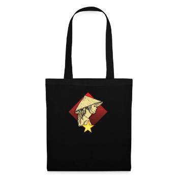 Vietnam I Hanoi Scooter Pho Bo Motif de voyage pour - Sac en tissu - noir - Devant