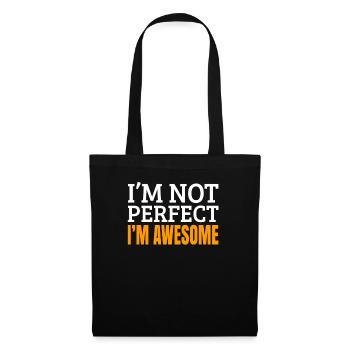 funny saying - Tote Bag - black - Front