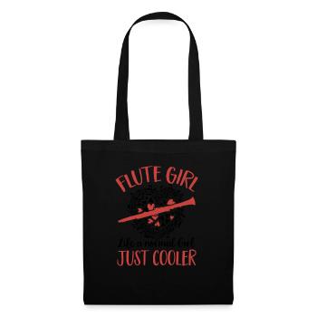 Fetus Players Flute Recorder Music Gifts - Tote Bag - black - Front