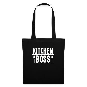 Cuisines Chef Chef Chef - Sac en tissu - noir - Devant