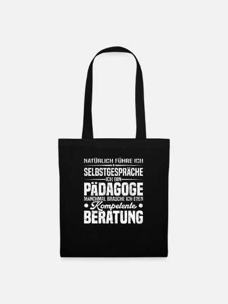 Pädagoge - Stoffbeutel - Schwarz