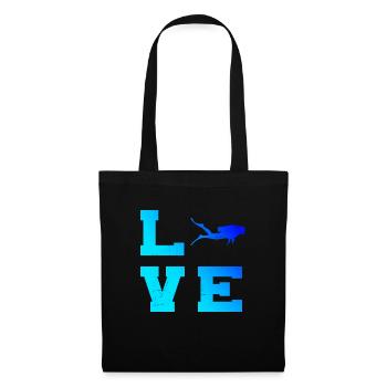 Men's Scuba Diving Diving Free Dive Scuba Diving - Tote Bag - black - Front