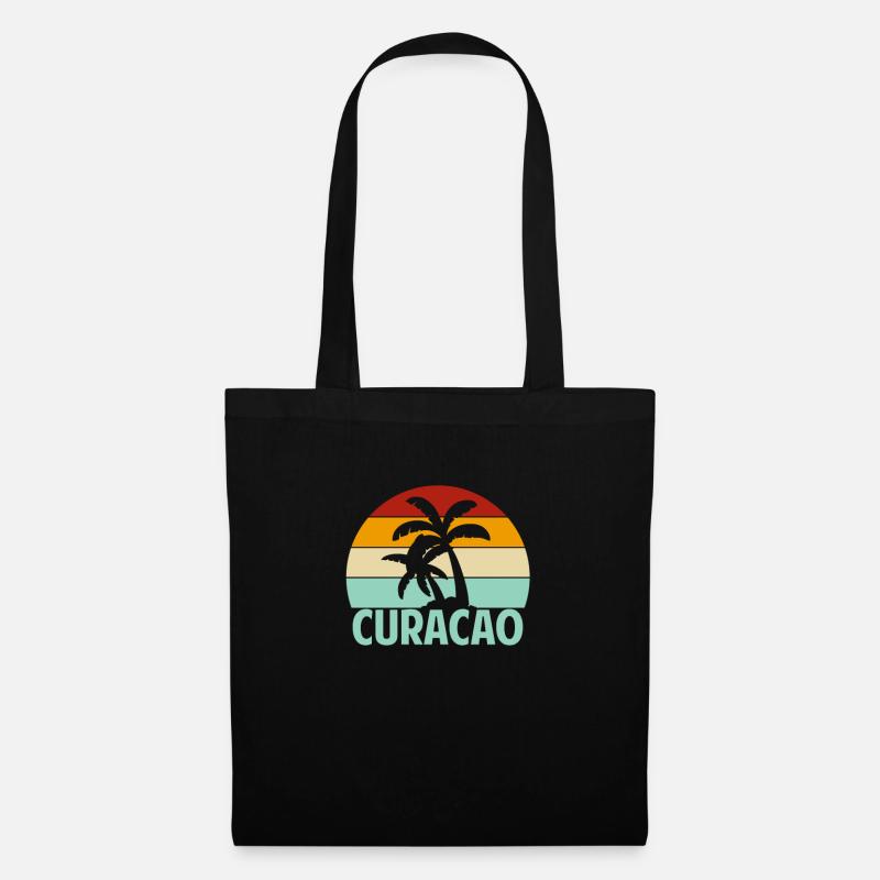 Curacao - Stoffbeutel - Schwarz