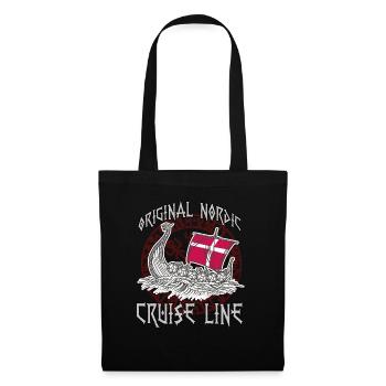 Nordmann Warrior Longboat Viking Costume Viking - Tote Bag - black - Front