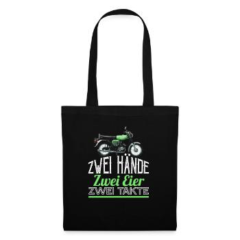 Two Hands Simson-S51 T-Shirt - Stoffbeutel - Schwarz - Vorne