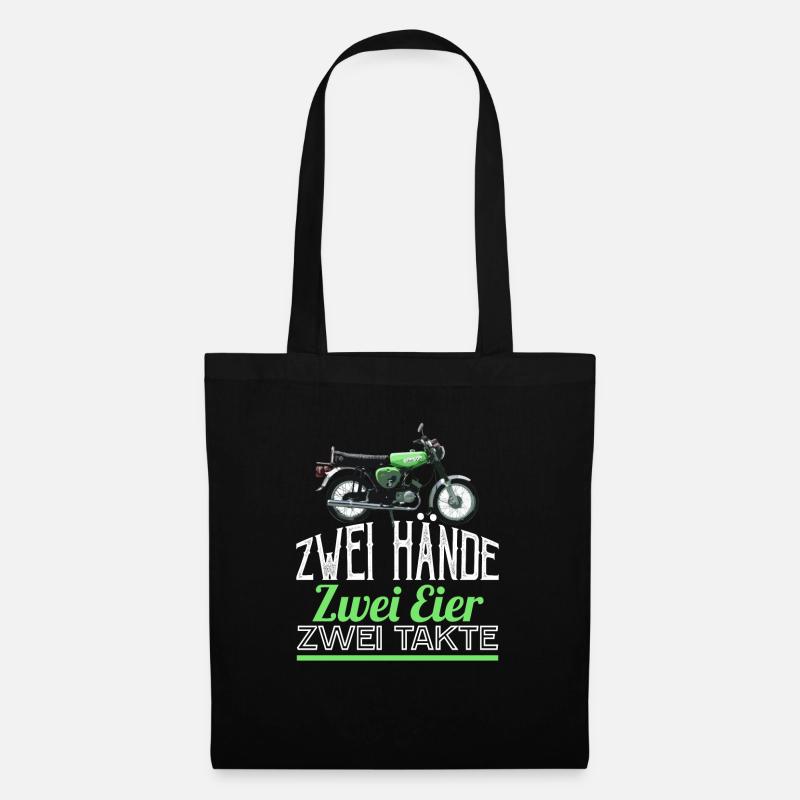 Two Hands Simson-S51 T-Shirt - Stoffbeutel - Schwarz