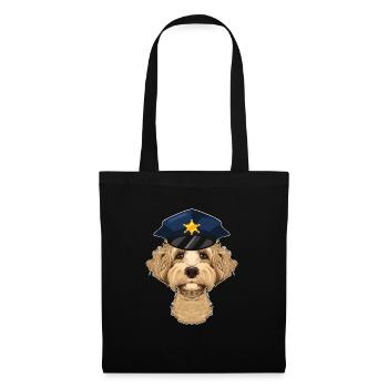 Police Labaradoodle Canine Handler I Police Dog I - Tote Bag - black - Front