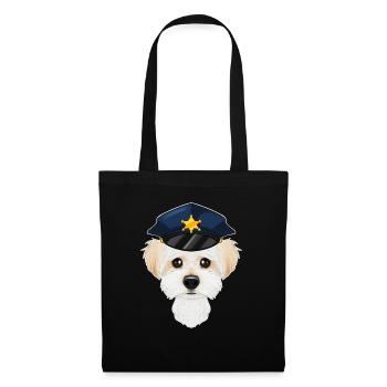 Police Maltese Canine Handler I Police Dog I - Tote Bag - black - Front