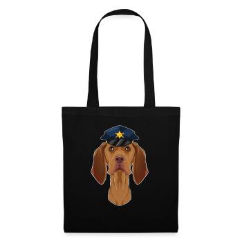 Police Vizsla Canine Handler I Police Dog I - Tote Bag - black - Front