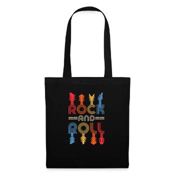 Rock And Roll Guitar Music Guitar Player - Tote Bag - black - Front