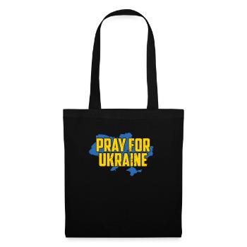 Pray for Ukraine Prayer for Peace for Ukraine - Tote Bag - black - Front