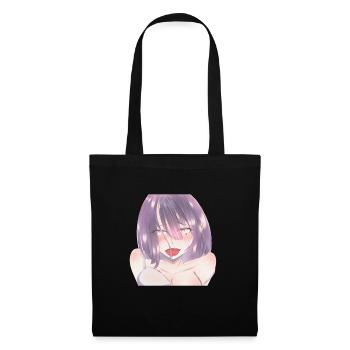Anime Girl Japanese Aesthetic anime Otaku - Stoffbeutel - Schwarz - Vorne
