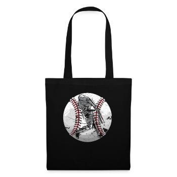 Baseball Player Coach Bat And Ball Pitcher Catcher - Tote Bag - black - Front
