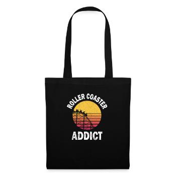 Roller Coaster Amusement Park Gift - Tote Bag - black - Front