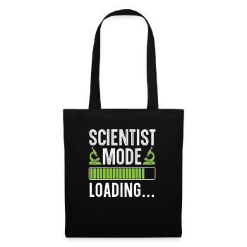Science Mode Loading Scientist Biology Chemistry - Tote Bag - black - Front